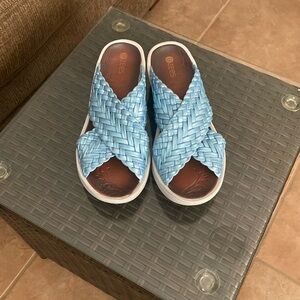Bzees Blue Dainty Women’s Wedge Sandals. Size  8 1/2. $18